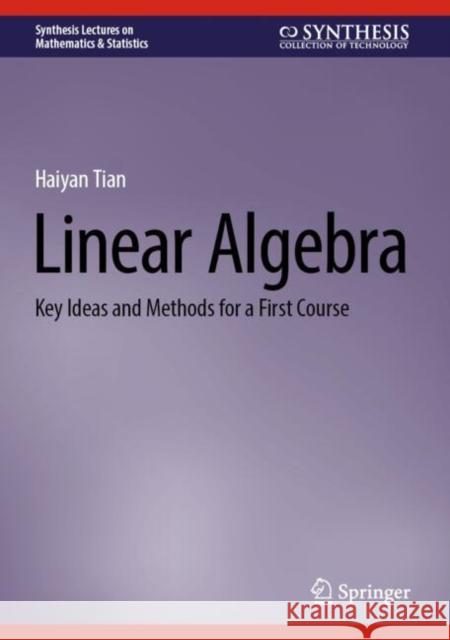Linear Algebra: Key Ideas and Methods for a First Course Haiyan Tian 9783031846465 Springer International Publishing AG - książka