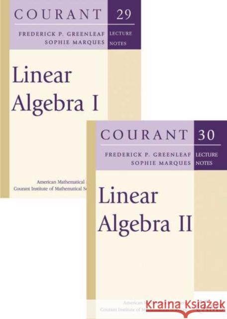 Linear Algebra (Volumes I and II) Sophie Marques 9781470461607 American Mathematical Society - książka