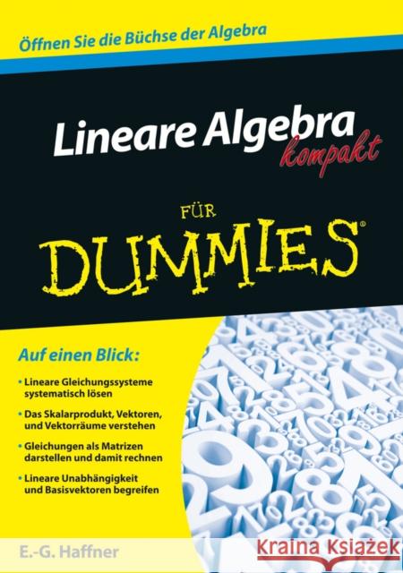 Lineare Algebra kompakt für Dummies Haffner, E.–G. 9783527711086 John Wiley & Sons - książka