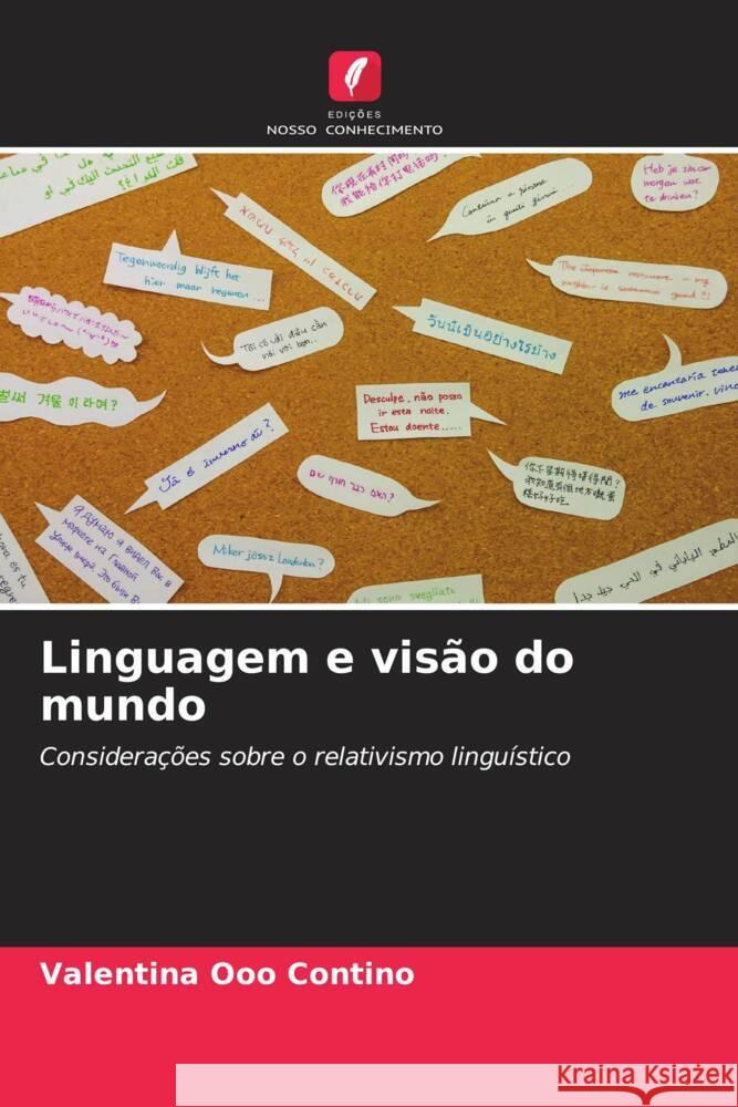 Linguagem e visão do mundo Ooo Contino, Valentina 9786204404196 Edicoes Nosso Conhecimento - książka