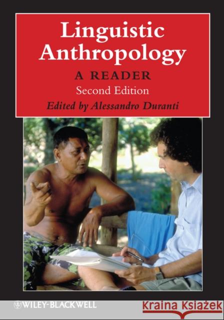Linguistic Anthropology : A Reader Duranti A Alessandro 9781405126335 BLACKWELL PUBLISHERS - książka