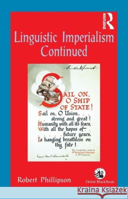 Linguistic Imperialism Continued Robert Phillipson 9780415872010  - książka