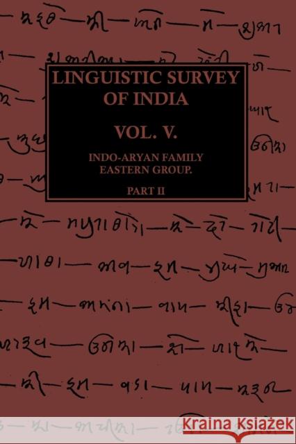 Linguistic Survey Of India Vol V Part II G. A. Grierson 9781849026178 Benediction Books - książka