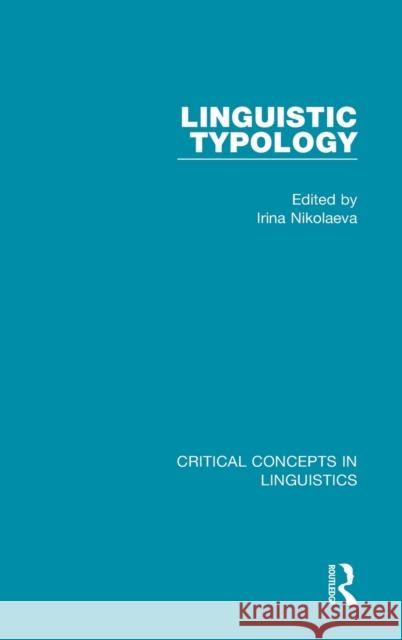 Linguistic Typology  9781138342514 Taylor and Francis - książka