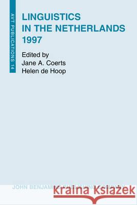 Linguistics in the Netherlands: 1997  9789027231574 John Benjamins Publishing Co - książka