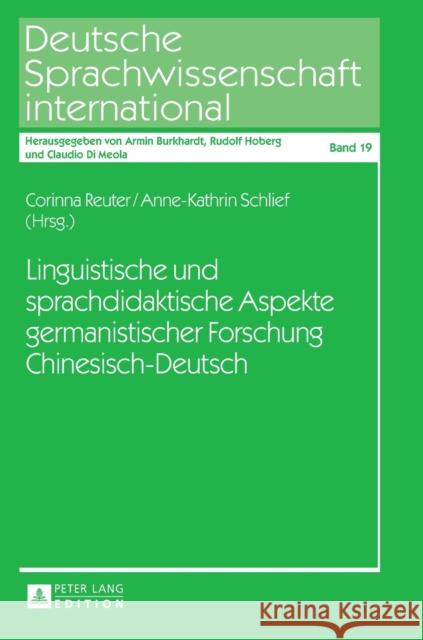 Linguistische Und Sprachdidaktische Aspekte Germanistischer Forschung Chinesisch-Deutsch Hoberg, Rudolf 9783631627891 Peter Lang Gmbh, Internationaler Verlag Der W - książka