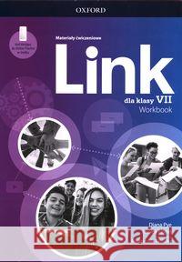 Link 7 Materiały ćwiczeniowe + dostęp online Pye Diana Finnis Jessica 9780194619417 Oxford University Press - książka
