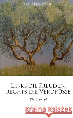 Links die Freuden, rechts die Verdrüsse: Ein Journal Juli 2014 Franziska König 9783740763251 Twentysix - książka