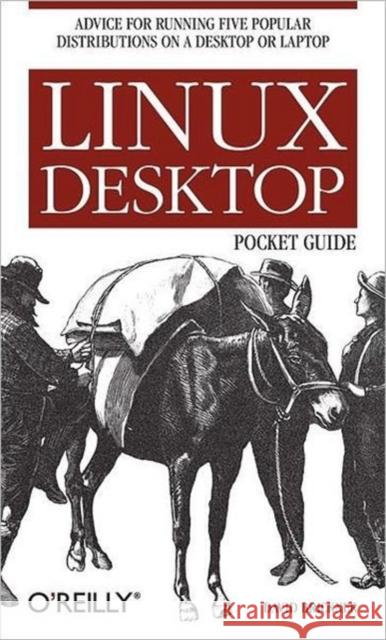Linux Desktop Pocket Guide: Advice for Running Five Popular Distributions on a Desktop or Laptop Brickner, David 9780596101046 O'Reilly Media - książka