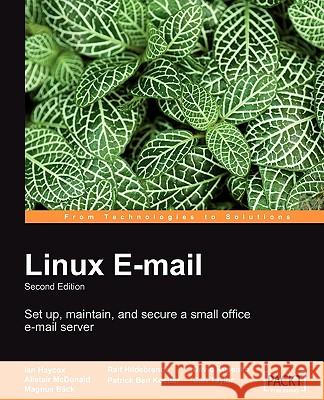 Linux Email Alistair McDonald 9781847198648 Packt Publishing - książka