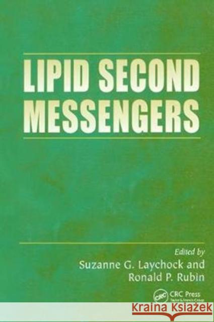 Lipid Second Messengers Ronald P. Rubin 9781138410114 CRC Press - książka