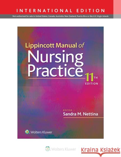 Lippincott Manual of Nursing Practice Sandra M Nettina, MSN, APRN, BC, ANP   9781975106423 Wolters Kluwer Health - książka