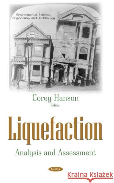 Liquefaction: Analysis and Assessment Corey Hanson 9781536147735 Nova Science Publishers Inc - książka