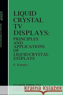 Liquid Crystal TV Displays E. Kaneko 9789027723628 Springer - książka