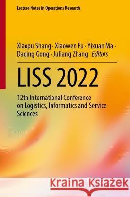 LISS 2022  9789819926244 Springer Nature Singapore - książka