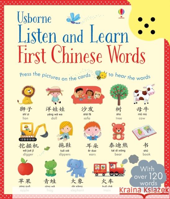 Listen and Learn First Chinese Words Sam Taplin 9781474921268 Usborne Publishing Ltd - książka