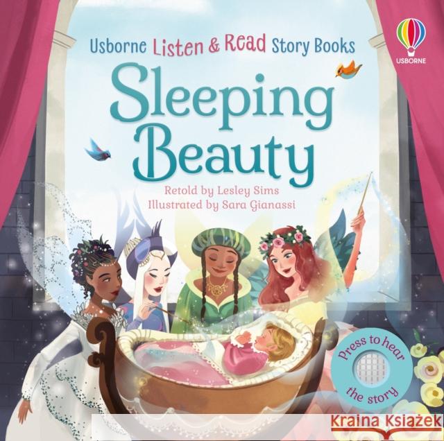 Listen and Read: Sleeping Beauty Lesley Sims 9781803707679 Usborne Publishing Ltd - książka