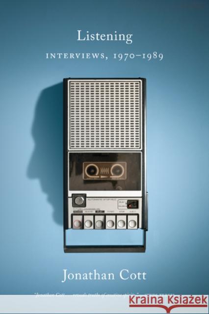 Listening: Interviews, 1970-1989 Jonathan Cott 9781517907617 University of Minnesota Press - książka