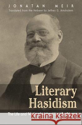 Literary Hasidism: The Life and Works of Michael Levi Rodkinson Jonatan Meir Jeffrey G. Amshalem 9780815634478 Syracuse University Press - książka