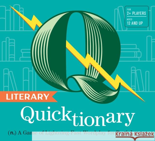 Literary Quicktionary: (N.) a Game of Lightning-Fast Wordplay for Book Lovers Chronicle Chronicl 9781797235066 Chronicle Books - książka