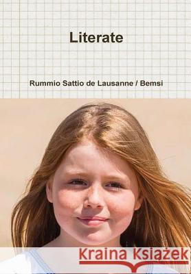 Literate Rummio Sattio de Lausanne, Bemsi 9780244019303 Lulu.com - książka