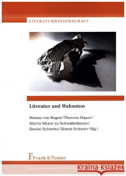 Literatur und Wahnsinn  9783732900381 Frank & Timme - książka