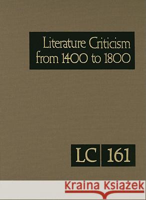 Literature Criticism from 1400 to 1800  9781414421537 Gale Cengage - książka