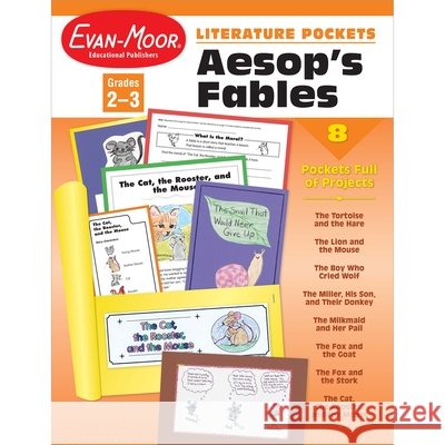 Literature Pockets: Aesop's Fables, Grade 2 - 3 Teacher Resource Evan-Moor Corporation 9781557998743 Evan-Moor Educational Publishers - książka