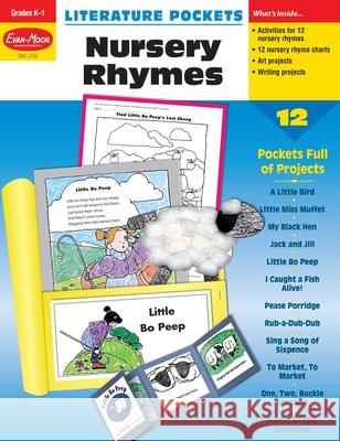 Literature Pockets: Nursery Rhymes, Kindergarten - Grade 1 Teacher Resource Evan-Moor Corporation 9781557998194 Evan-Moor Educational Publishers - książka