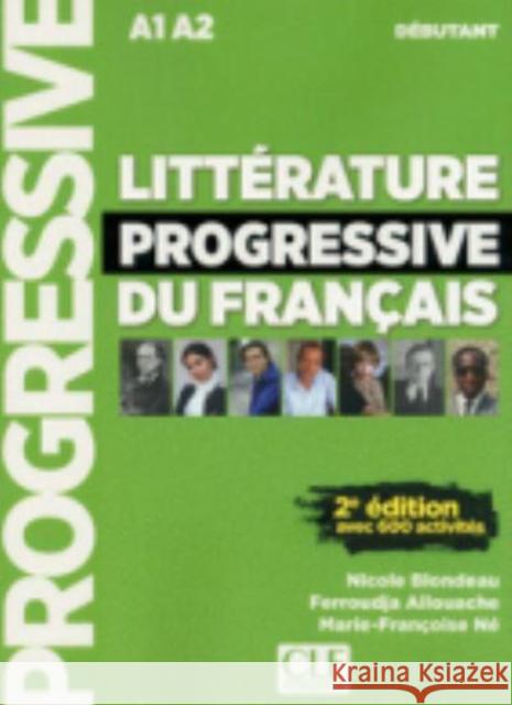 Litterature progressive du francais - Niveau debutant (A1/A2) + CD  9782090351774 Cle International - książka