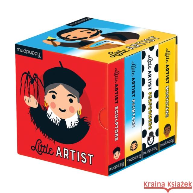 Little Artist Board Book Set Lydia Ortiz, Emily Kleinman 9780735355729 Galison - książka