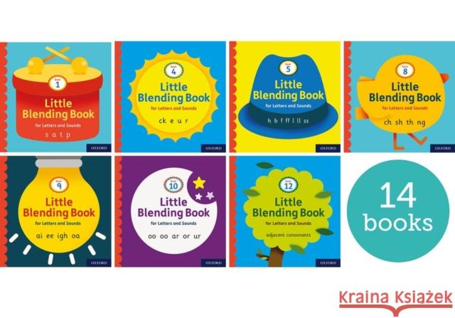 Little Blending Books for Letters and Sounds: Mixed Pack of 14 Luli Bunny   9781382013697 Oxford University Press - książka