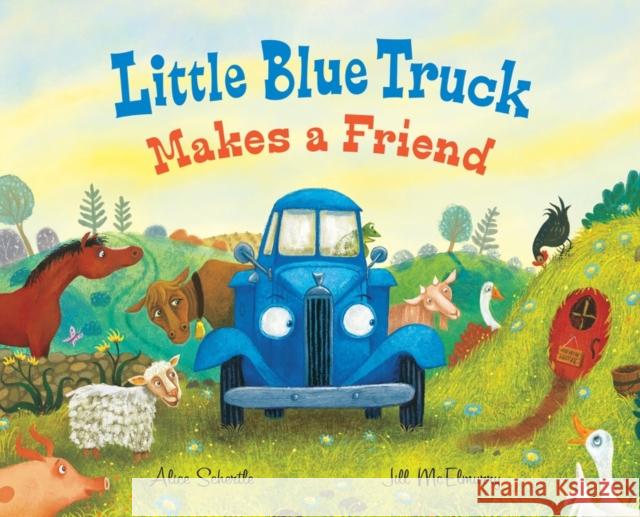 Little Blue Truck Makes a Friend: A Friendship Book for Kids Alice Schertle 9780358722823 Clarion Books - książka