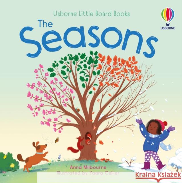 Little Board Books The Seasons Anna Milbourne 9781803703343 Usborne Publishing Ltd - książka