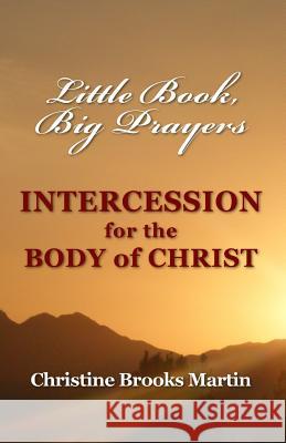 Little Book, Big Prayers: Intercession for the Body of Christ Christine Brook 9781494435721 Createspace - książka