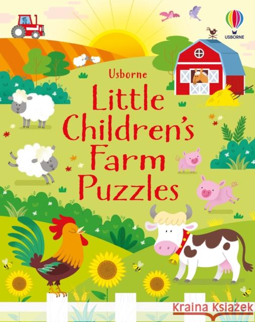 Little Children's Farm Puzzles Kirsteen Robson 9781474998697 Usborne Publishing Ltd - książka