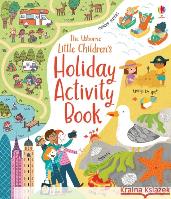 Little Children's Holiday Activity Book Rebecca Gilpin   9781474968003 Usborne Publishing Ltd - książka