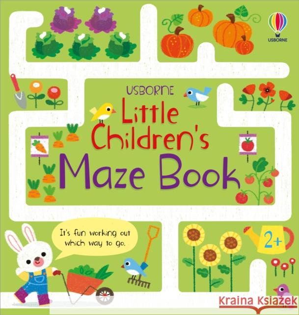 Little Children's Maze Book Matthew Oldham 9781805312673 Usborne Publishing Ltd - książka