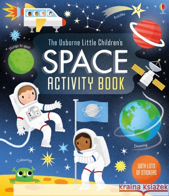 Little Children's Space Activity Book Rebecca Gilpin 9781409581925 Usborne Publishing Ltd - książka