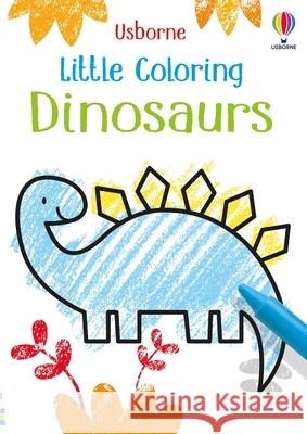 Little Coloring Dinosaurs Kirsteen Robson Jenny Addison 9781836053378 Usborne Books - książka