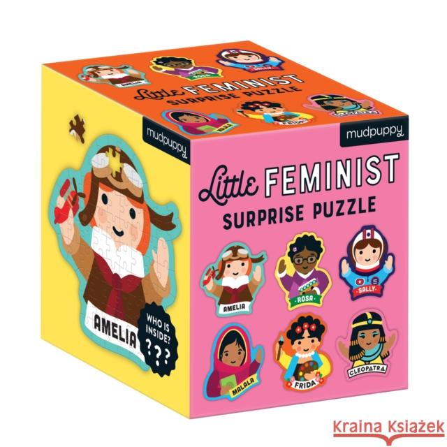 Little Feminist Surprise Puzzle Lydia Ortiz 9780735359932 Galison - książka