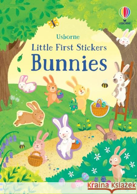 Little First Stickers Bunnies KRISTIE PICKERSGILL 9781474990936 Usborne Publishing Ltd - książka