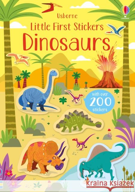 Little First Stickers Dinosaurs Kirsteen Robson 9781474959513 Usborne Publishing Ltd - książka