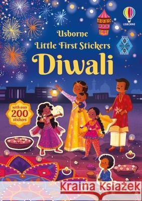 Little First Stickers Diwali Holly Bathie Kamala Nair 9781805317272 Usborne Books - książka
