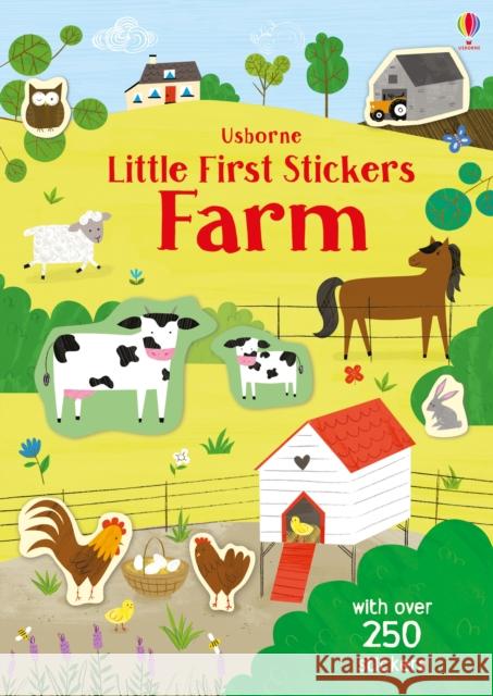 Little First Stickers Farm Jessica Greenwell 9781474950992 Usborne Publishing Ltd - książka