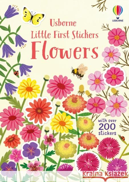 Little First Stickers Flowers CAROLINE YOUNG 9781474986571 Usborne Publishing Ltd - książka