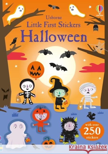 Little First Stickers Halloween: A Halloween Book for Children  9781474969277 Usborne Publishing Ltd - książka