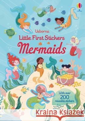Little First Stickers Mermaids Holly Bathie Addy Rivera Sonda 9781805070122 Usborne Books - książka