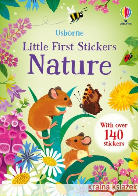 Little First Stickers Nature Caroline Young 9781805071143 Usborne Publishing Ltd - książka