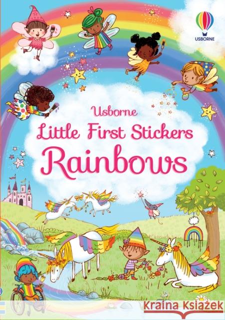 Little First Stickers Rainbows FELICITY BROOKS 9781474992008 Usborne Publishing Ltd - książka